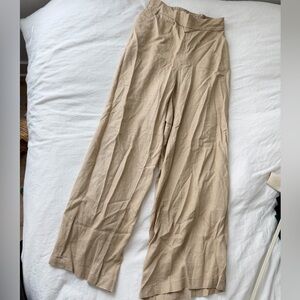 Max Studio Khaki Wide Leg Pants